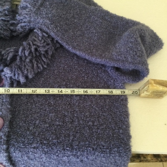 Vintage Designers Originals Periwinkle Cardigan Sweater Jacket Size Medium - Picture 4 of 6